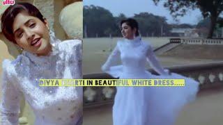 Divya bharti in white dress video sad  #divyabhartibigfan #divyabharti #superstar