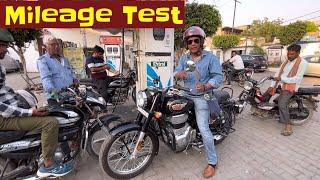 Royal Enfield Bullet 350 Standard 2024 Mileage Test after first service