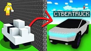 I Cheated with //CYBER-TRUCK in House Build Challenge in Minecraft