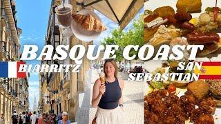 FRANCE & SPAIN in 24 hours  cafes in biarritz + pinchos in san sebastián