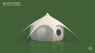 Animated Insight: The Revolutionary Lotus Air Bud Inflatable Tent!