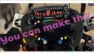 HOW  TO MAKE this wheel for any console or pc THRUSMASTER DIY