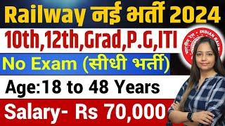 Railway New Recruitment 2024 | Railway Vacancy 2024 |Technical Government Job|Govt Jobs in Sep 2024