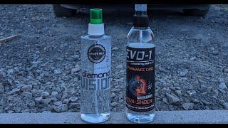 Scheibenversiegelungen Test | Infinity Wax Diamond Vision vs EVO-1 Aqua Shock | 1 Tag nach Auftrag