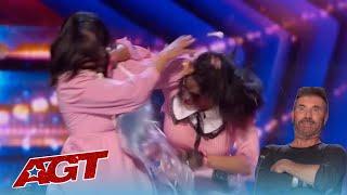 Tik Tok GIRLS GET INTO A FIGHT On Americas Got Talent - Wait For It!