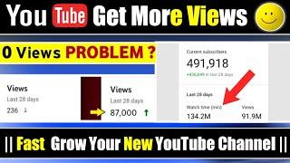 Youtube growth tips | How to grow youtube channel | How to get views on youtube videos | Fast growth