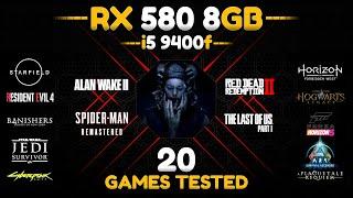RX 580 + i5 9400f : Bottleneck or Not?? Test in 20 Games