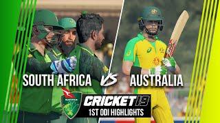 South Africa v Australia - 1st ODI Highlights - Cricket 19