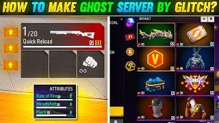 HOW TO MAKE GHOST SERVER BY GLITCH || ALL RARE BUNDLE IN GOLD COIN -FREE FIRE 