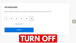 How To TURN OFF/REMOVE/DISABLE Parental Controls On Epic Games & Fortnite