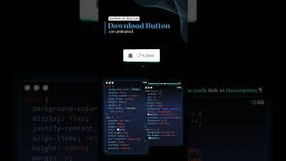 Animated Download Button #codewith_muhilan #css #coding