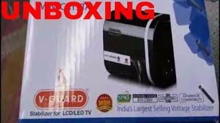 V GUARD MINI CRYSTAL STABILIZER FOR LED TVS UNBOXING