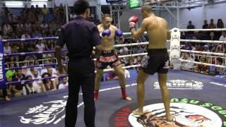 Yussef (Sinbi Muay Thai) Wins by Round 2 KO against the Tiger Muay Thais Fighter