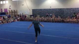 Laurie Hernandez - Floor routine at Event HarrisYMCA - Charlotte, NC (03/25/17)