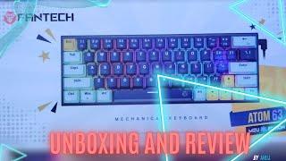 Fantech Atom 63 Mizu edition mechanical keyboard unboxing and review | @fantechnp  #nepal