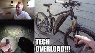 TECH OVERLOAD!!! - EBIKE STORE UPDATES, SOLAR TRAILER AND A CRAZY LED TORCH