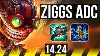 ZIGGS & Elise vs ASHE & Tahm Kench (ADC) | NA Grandmaster | 14.24