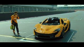 Lando Norris, 1:1 LEGO Technic McLaren P1, Silverstone and the amazing Czech LEGO Team