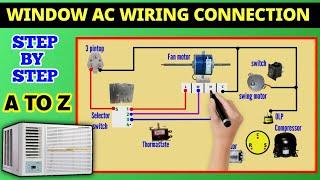 window ac wiring | window ac wiring connection | shima electrician