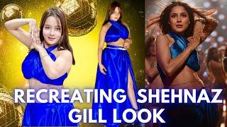 Recreating Shehnaz Gill Look by Misswow | sajna ve sajna song shoot | reels shoot | Misswow bigboss