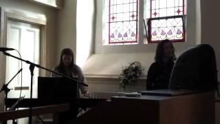 Arietta perform a short sample of Schubert's "Ave Maria"