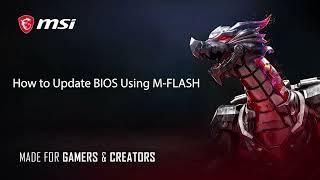 MSI® HOW-TO update BIOS using M-FLASH ?