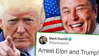 Celebrities PANIC After Trump BREAKS THE INTERNET With Elon Musk Interview!