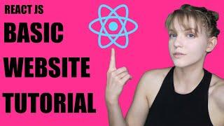 React Navbar + Footer | React JS Website Tutorial Pt 1