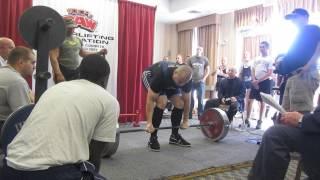 Vadim Deadlift 2nd attempt 567 100% Raw 9-14-13