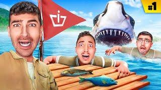 שרדנו את מלך הכרישים באמצע הים !! (חזרנו לראפט!)