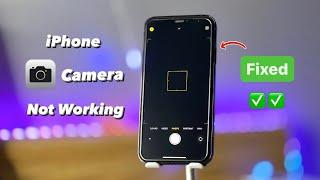 iPhone Camera Problem || iPhone Camera Black Screen Issue  - Fixed