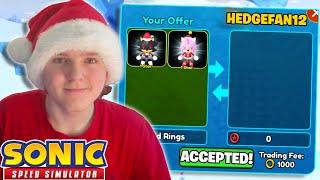 i became SANTA in Sonic Speed Simulator... (Christmas Special)