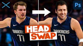 How to SWAP HEADS in Photoshop | EASY
