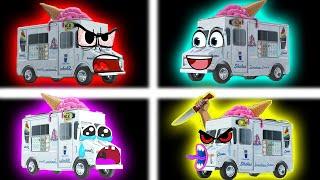 83 "Ice Cream Trucks" Sound Variations |Mega Compilation| in 8 Minutes ft. Pocoyo and Nina