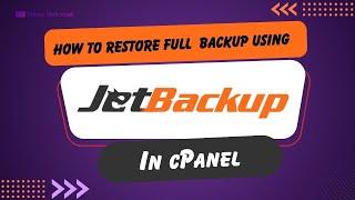 Restore full backup using Jetbackup 5