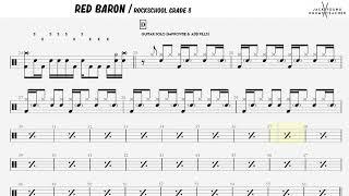 How to Play Red Baron  - Rockschool Drums Grade 8