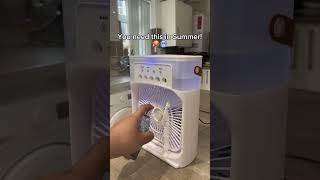 You need this in Summer! ️#summer #aircooler #fan #fyp #trending #ice #cool #reels #shorts #uk