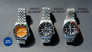 Seiko SKX Midsize Diver's TRILOGY | SKX017, SKX015 & SKX013