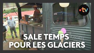 Les glaciers et la maison Thiriet confrontés à une météo maussade