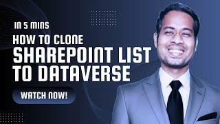 Create Table & Import Data from SharePoint List to Dataverse Table in 5 Min