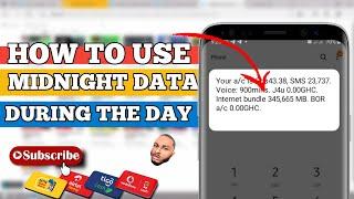 How To Use Midnight Data Bundles During The Day [COMPLETE TUTORIAL ] 2022 New Method