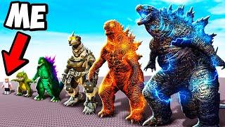 The GODZILLA Size Comparison In Roblox