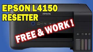 How To RESET Epson L4150 A Printer’s Ink Pad Is At the End of Its Service Life with FREE RESETTER!