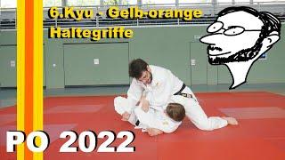 Judo || Gelb-orange: Der 6. Kyu – Boden (Haltegriffe) #Graduierungssystem #PO2022