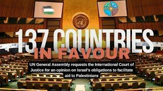 BREAKING: UN requestes World Court's opinion on Israel’s obligations to allow aid delivery to Gaza