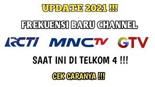 Frekuensi RCTI MNCTV GTV di satelit telkom 4