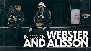 In session: Alisson Becker and Jamie Webster | Keeper sings ‘Allez, Allez, Allez'