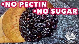 Easy To Make Elderberry Jam No Pectin or Sugar