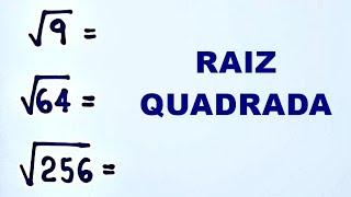 RAIZ QUADRADA - 6° ANO