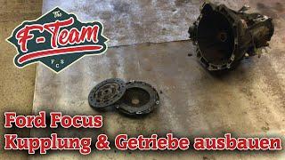 Ford Focus Getriebe ausbauen / abbauen | Kupplung wechseln / erneuern | Tutorial / Anleitung